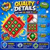Hicarer 16 Pcs Tic Tac Toe Game Keychains Party Favors,Classic Color view 4