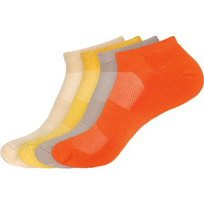 BambooMN Men's Rayon from Bamboo Fiber Colored Sports Superior Wicking Athletic Ankle Socks - Assortment 97-4prs, Size 6-10