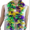 Flydreamfeathers Great for Party, Wedding, Halloween Costume, Christmas Tree, Decoration (Mardi Gras(yellow, purple, green)) view 1