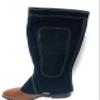 EL CHARRO Saddle Horse Short Chaps, POLAINAS Charras Cowboy Riding Chaps (Black) view 2