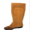 EL CHARRO Saddle Horse Short Chaps, POLAINAS Charras Cowboy Riding Chaps (TAN) view 2