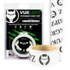 VukGripz Hockey Tape - Non-Sticky, Friction-Based, Moisture-Wicking Ice Hockey Grip Tape with Edge-to-Edge Adhesive, Reusable & Glove-Friendly, Thin Grip for Sticks, Made in USA (Legacy White) view 1