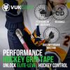 VukGripz Hockey Tape - Non-Sticky, Friction-Based, Moisture-Wicking Ice Hockey Grip Tape with Edge-to-Edge Adhesive, Reusable & Glove-Friendly, Thin Grip for Sticks, Made in USA (Legacy White) view 4