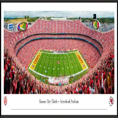 Kansas City Chiefs, 60 Seasons - 40.25x13.75-inch Standard Framed NFL Picture by Blakeway Panoramas