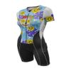 De Soto Femme Sneak-A-Poo Riviera Flisuit - WRTTS3 (Flower Femme Skull, Small) view 1