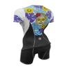 De Soto Femme Sneak-A-Poo Riviera Flisuit - WRTTS3 (Flower Femme Skull, Small) view 2