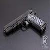 Polished Aluminum 1911 Grips (Hex Pattern) view 3