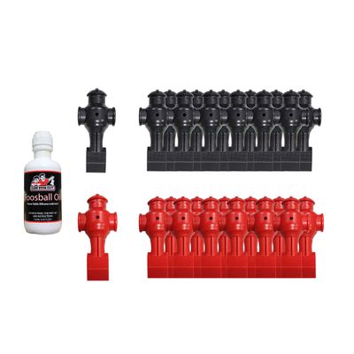 Game Room Guys Foosball Oil with Full Set Shelti Foosball Men