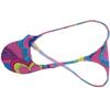 OROCOJUCO Men's Posing Micro String Thong Underwear Contour Pouch G-string Hipster Tangas Competition Bikinis Shorts Big Pink Flower M view 2
