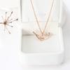 SENFAI Stainless Steel Save Narwhal Bar Necklace Custom Name Jewelry for Women(Jetaine1, Gold-Plated-Stainless-Steel) view 4