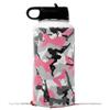 Skin Wrap Decal compatible with Hydro Flask Wide Mouth Bottle 32oz Sexy Girl Silhouette Camo Pink (BOTTLE NOT INCLUDED) view 1