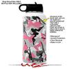 Skin Wrap Decal compatible with Hydro Flask Wide Mouth Bottle 32oz Sexy Girl Silhouette Camo Pink (BOTTLE NOT INCLUDED) view 2
