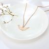 SENFAI Stainless Steel Save Narwhal Bar Necklace Custom Name Jewelry for Women(Amy3, Stainless-Steel) view 3