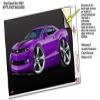 Skin Wrap Decal compatible with Hydro Flask Wide Mouth Bottle 32oz 2010 Camaro RS Purple (BOTTLE NOT INCLUDED) view 3