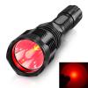 WINDFIRE WF-802 350 Lumens Red Light Hunting Flashlight Kit Waterproof 250 Yard LED Coyote Hog Fox Predator Varmint Flashlights with Remote Pressure Switch & 1" Scope Mount view 2