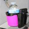 BikeCupHolder - Pink - Cell Phone - Keys - Holder Combo for Beach Cruiser - Commuter Bike view 4