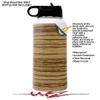Skin Wrap Decal compatible with Hydro Flask Wide Mouth 32oz Exotic Wood Zebra Wood (BOTTLE NOT INCLUDED) view 2