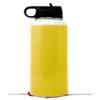Skin Wrap Decal compatible with Hydro Flask Wide Mouth Bottle 32oz Solids Collection Yellow (BOTTLE NOT INCLUDED) view 1