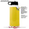 Skin Wrap Decal compatible with Hydro Flask Wide Mouth Bottle 32oz Solids Collection Yellow (BOTTLE NOT INCLUDED) view 2