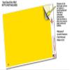 Skin Wrap Decal compatible with Hydro Flask Wide Mouth Bottle 32oz Solids Collection Yellow (BOTTLE NOT INCLUDED) view 3