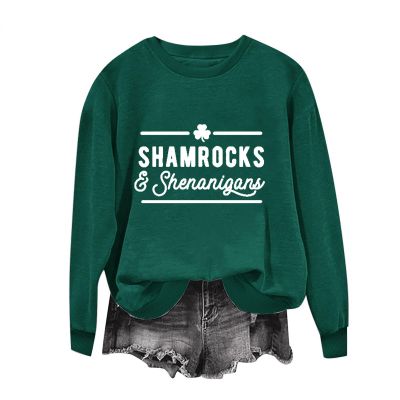 St. Patrick's Day Womens St Patricks Day Sweatshirt Irish Shirts for Women St Patrick Day Shirts Women St Paddys Day Shirts Womens St Patrick's Day Shirt St Patrick Shirts for Women
