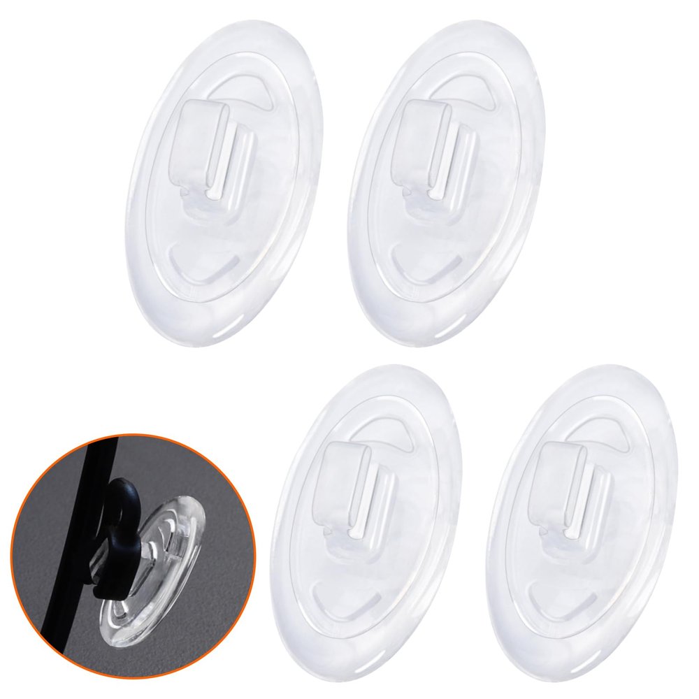 Betterun Clear Replacement 2 Pairs Nose Pads for Oakley Spike/Extender OX3249/Contrail OO4147/Barrelhouse OX3173/Splinter