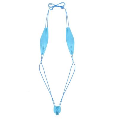 vastwit Womens Sexy Sling Shot Lingerie Micro Mini Monokini Bikini Thong One-Piece Bathing Suit Teddy Swimwear Blue One Size