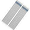 ZSHJGJR 30 Inch Aluminum Arrows Practice Hunting Arrows Spine 300 Field Points Replaceable Tips Arrow Quier Tube for Recurve Compound Bows 12 Pieces (12 Pieces Arrows) view 2