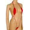 vastwit Womens Sexy Sling Shot Lingerie Micro Mini Monokini Bikini Thong One-Piece Bathing Suit Teddy Swimwear Red One Size view 3