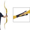 MILAEM Traditional Longbow Handmade Takedown Recurve Bow and Arrow Set 20 Lbs Takedown Recurve Horsebow Mongolian Bow with 3 Pcs Wooden Arrow for Target Shooting Hunting (Bow and Arrow, 20 Lbs) view 2