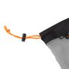 Drawstring Mesh Storage Bag, XXL Black, Large Capacity for Outdoor Travel, Hiking, Camping with Reinforced Seams view 3