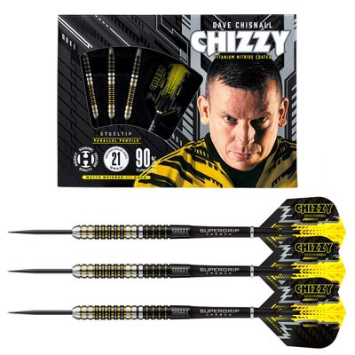 Harrows Dave Chisnall 90% Tungsten Steel Tip Darts (26)