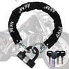 AKM Chain Lock 3-Foot Heavy Duty Bike Chain Lock Durable 12mm Thick Anti-Theft Bicycle Chain Lock with 4Keys Security 16mm U Lock for Bicycle,Moped,Scooter,Motorcycle view 1