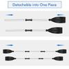Kayak Paddles, Pair of Detachable Boat Oars Lightweight Aluminum Alloy Ribbed Blade Boat Paddleboard for Kayaking Boating Canoeing Surfing Outdoor Water Sports- 2 Pieces view 3