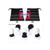 82nd Airborne Division Military Logo Unisex Bandanas Mouth Mask Face Masks Cover Neck Warmer for Dust Wind Sun Uv Black view 4