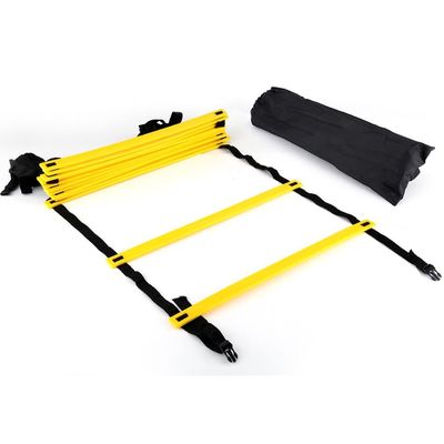 Speed Training Ladder WSpeed Training Ladder 12 Adjustable Flat Rungs 6m Compatible with Football Soccer