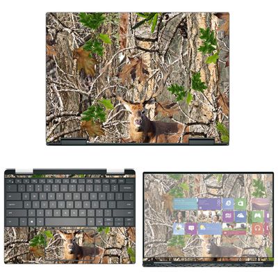 Decalrus - Protective Decal Camo Skin Sticker for Dell XPS 13 7390 2-in-1 (13.3" Screen) case Cover wrap DellXPS-7390-2in1-217