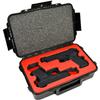 2 Pistol Medium Duty Lightweight Gun Sport Case | Double Handgun Doro Waterproof With Custom Mycasebuilder Foam Insert | Hard Gun Case view 1