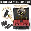4 Pistol 12 Magazine Doro Gun Case with Custom MyCaseBuilder Foam Insert | Waterproof, Heavy Duty | Tactical Firearms, Ammunition and Accessory Holder | Hard Gun and Magazine Case | 18 x 14 x 7 Inches view 3