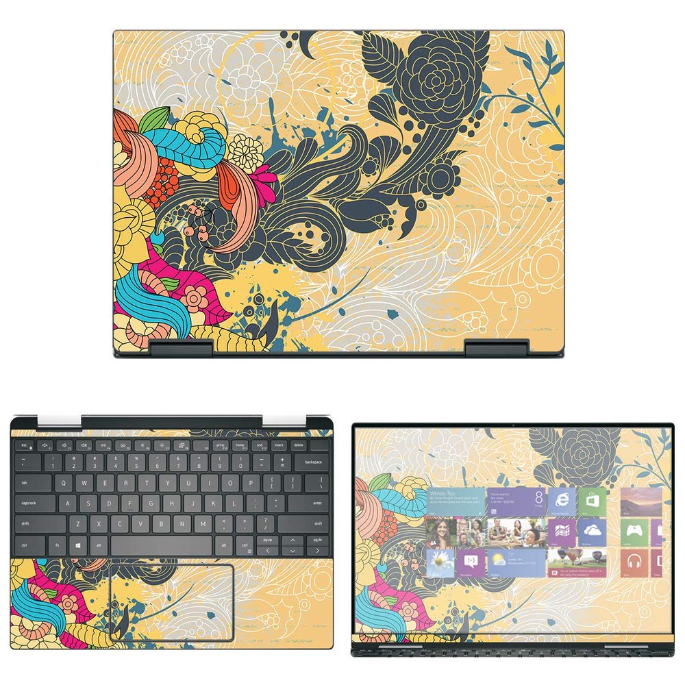 Decalrus - Protective Decal Skin Sticker for Dell XPS 13 7390 2-in-1 (13.3" Screen) case Cover wrap DellXPS-7390-2in1-154