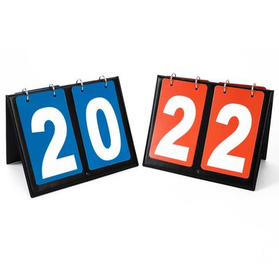 HSZJsto Portable Flip Scoreboard - Score Board for Baseball Football Soccer Scoreboard Score Keeper, for Basketball, Football, Tennis, Badminton etc Competitive Sports