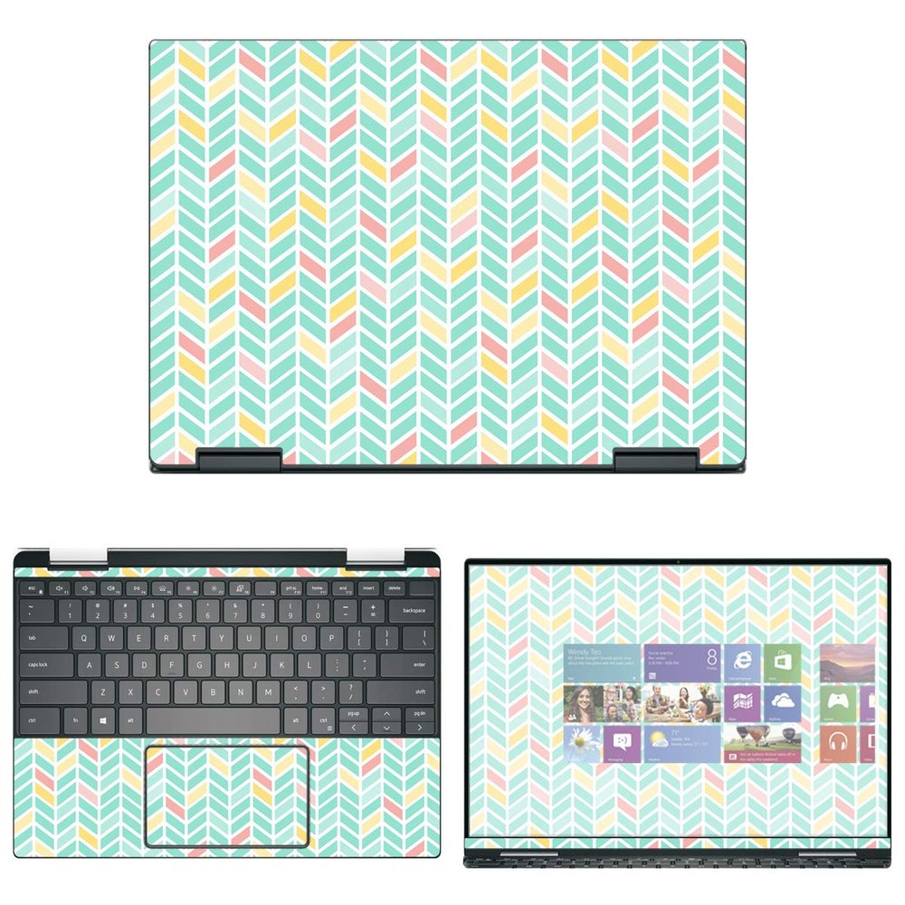 Decalrus - Protective Decal Skin Sticker for Dell XPS 13 7390 2-in-1 (13.3" Screen) case Cover wrap DellXPS-7390-2in1-220
