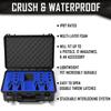 4 Pistol 12 Magazine Doro Gun Case with Custom MyCaseBuilder Foam Insert | Waterproof, Heavy Duty | Tactical Firearms, Ammunition and Accessory Holder | Hard Gun and Magazine Case | 18 x 14 x 7 Inches view 2