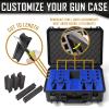 4 Pistol 12 Magazine Doro Gun Case with Custom MyCaseBuilder Foam Insert | Waterproof, Heavy Duty | Tactical Firearms, Ammunition and Accessory Holder | Hard Gun and Magazine Case | 18 x 14 x 7 Inches view 3