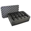 5 Pistol 18 Magazine Storage Foam Insert For V300 Vault Case By Pelican | 2 Piece Set Pre-Cut Military Grade Polyethylene Foam Base Insert And Lid Liner (Case Not Included) view 1