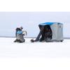 CLAM 14513 Removable Thermal Floor Attachment with Carry Bag for X300 Fish Trap Ice Fishing Shelter Tent, Accessory Only, Gray view 3