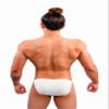 Bruno Mens Wear Bikini Bulge T&T (m) White view 3