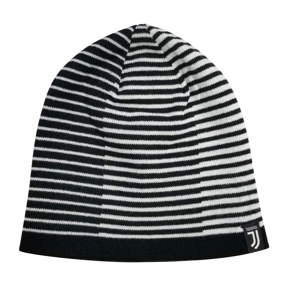 Icon Sports Juventus F.C. Beanies (One Size, Black & White)