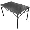 GoTEAM! Portable Heavy Duty Aluminum Roll-Top Table, Camping/Tailgating/Beach Instant Table with Carry Bag (Large) view 1
