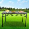 GoTEAM! Portable Heavy Duty Aluminum Roll-Top Table, Camping/Tailgating/Beach Instant Table with Carry Bag (Large) view 2